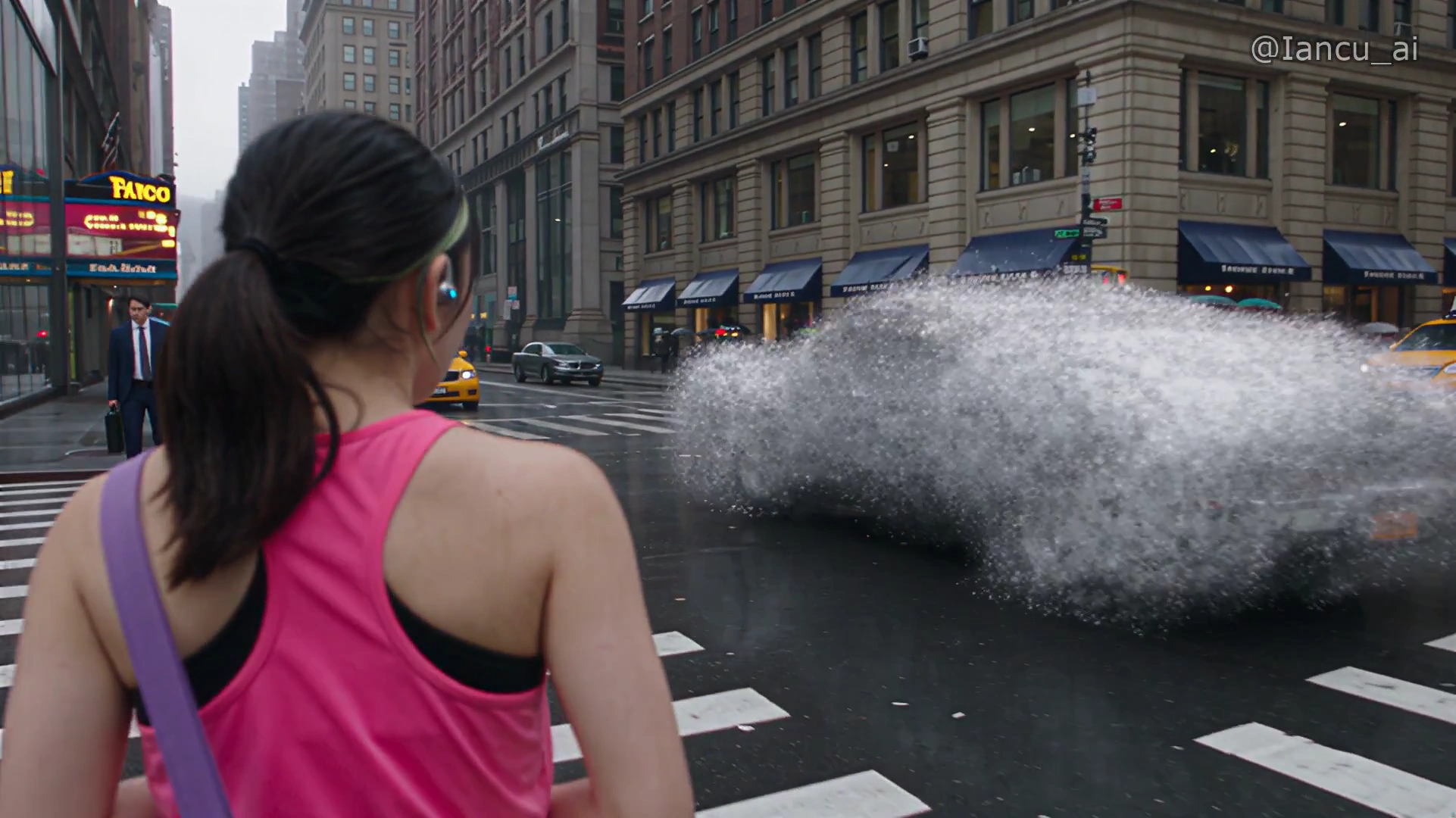 Woman Falls Through Crystalline Realities in a 30-Second Ad