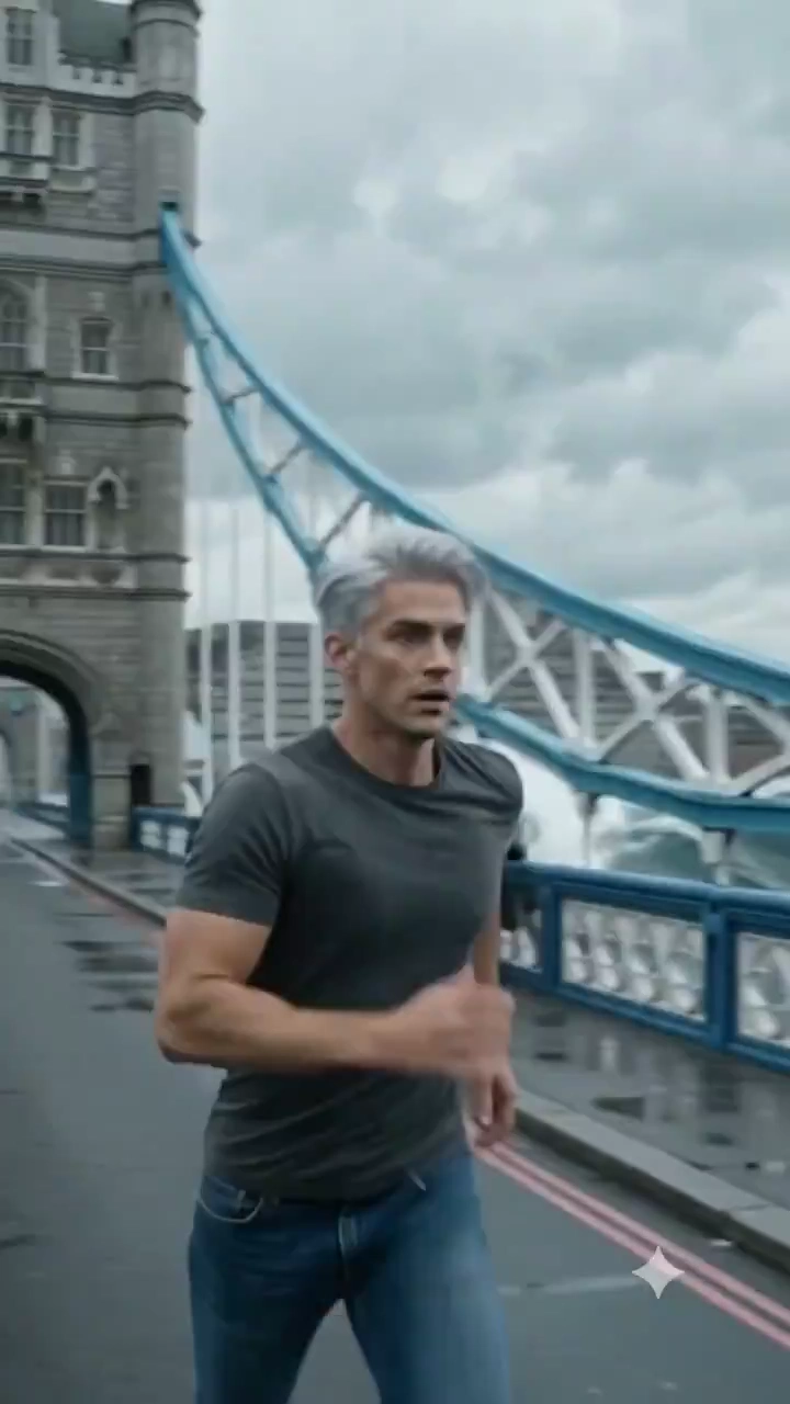 Tower Bridge Collapses Under Cargo Ship Impact in Apocalyptic Scene