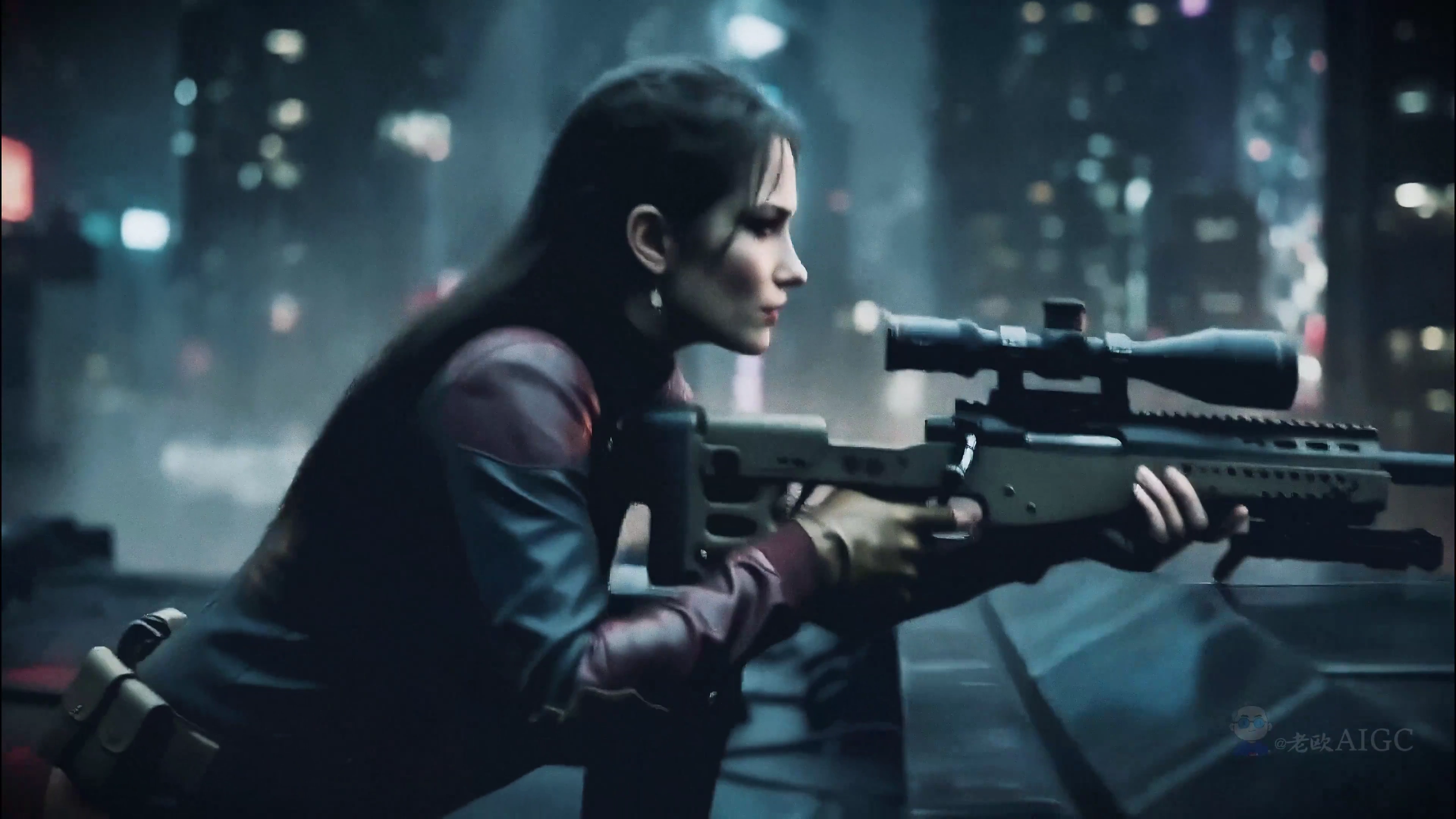 Elite Sniper Falls When Hidden Bullet Smashes Her Scope