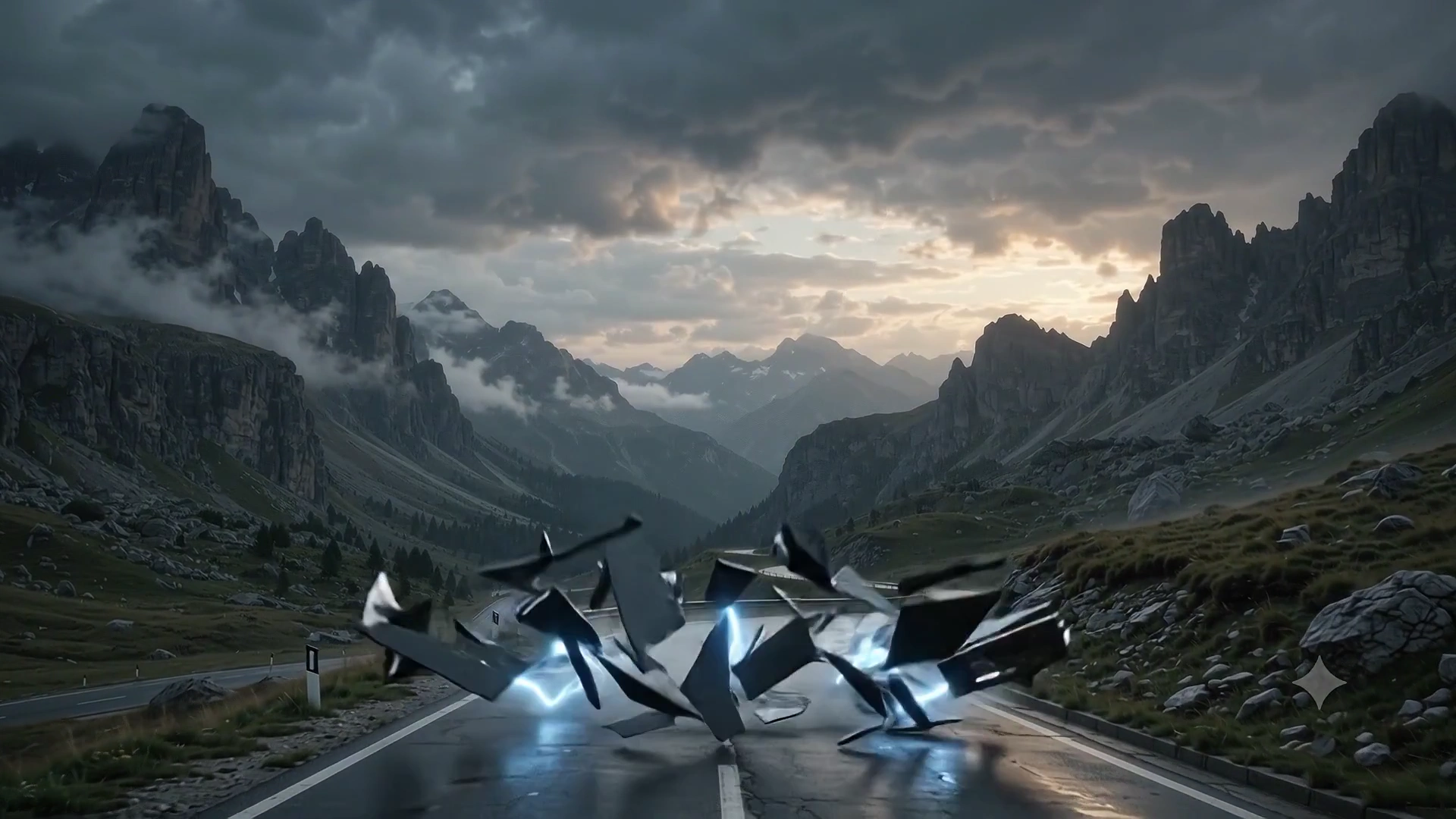 Chaos Meets Calm as Carbon Shards Form a Lamborghini
