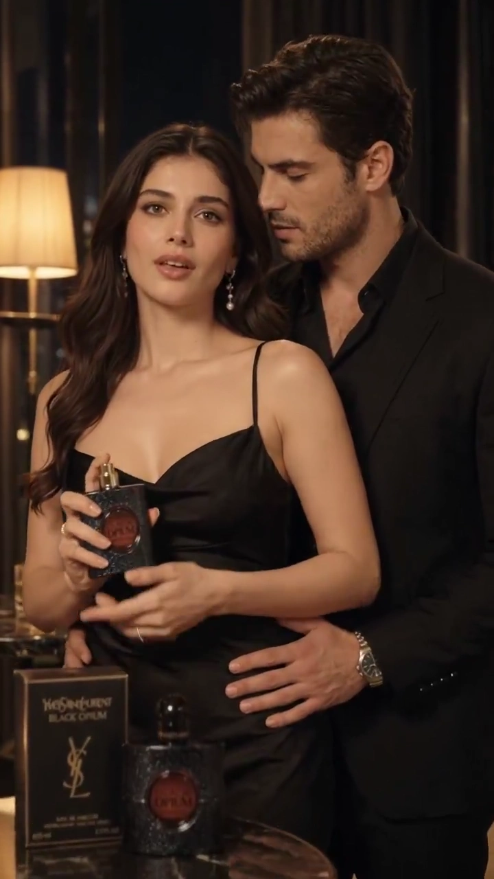 Golden Mist Rises as Lovers Share a Tender Fragrance Commercial
