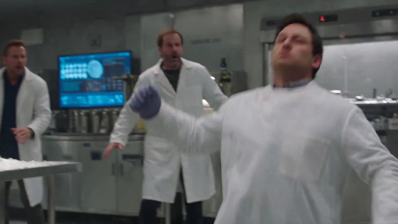 Axes Swing as Infected Scientists Charge in the Lab