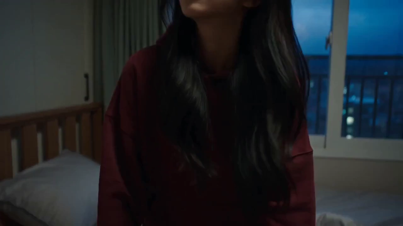 Cozy Blanket Won't Release Her Ankle in Rainy Seoul Bedroom