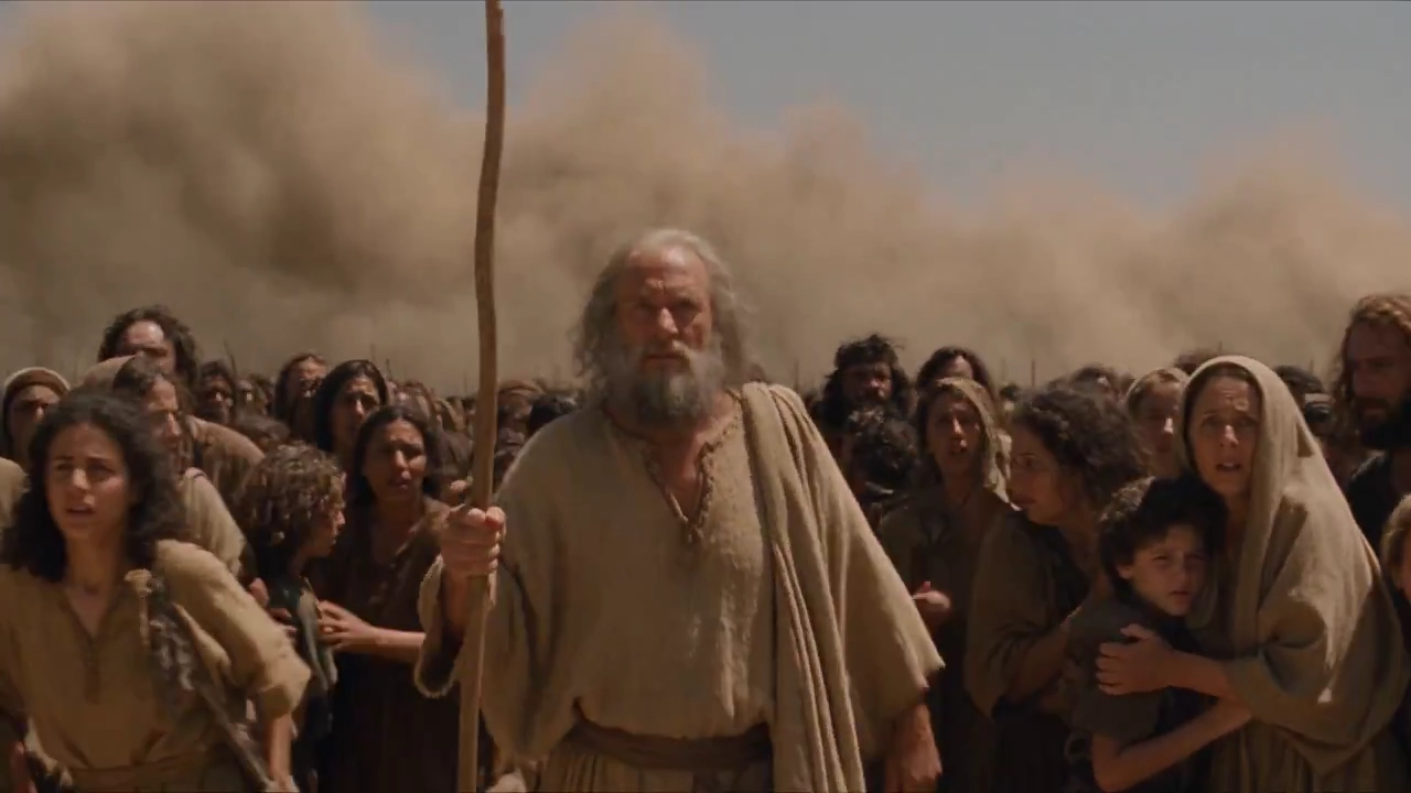 Pharaoh's Army Drowns as Moses Leads Exodus Across Parted Waters