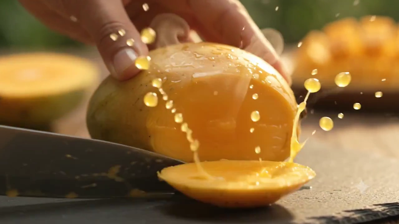 At golden hour, a mango transforms into churned Alphonso gelato.