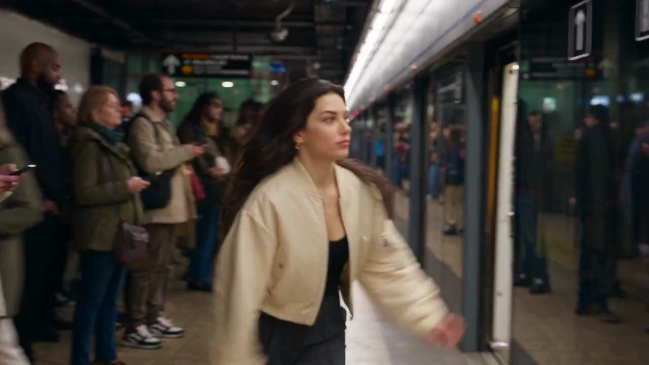 Playful Stranger Gets Pulled Into Ridiculous Subway Mishap