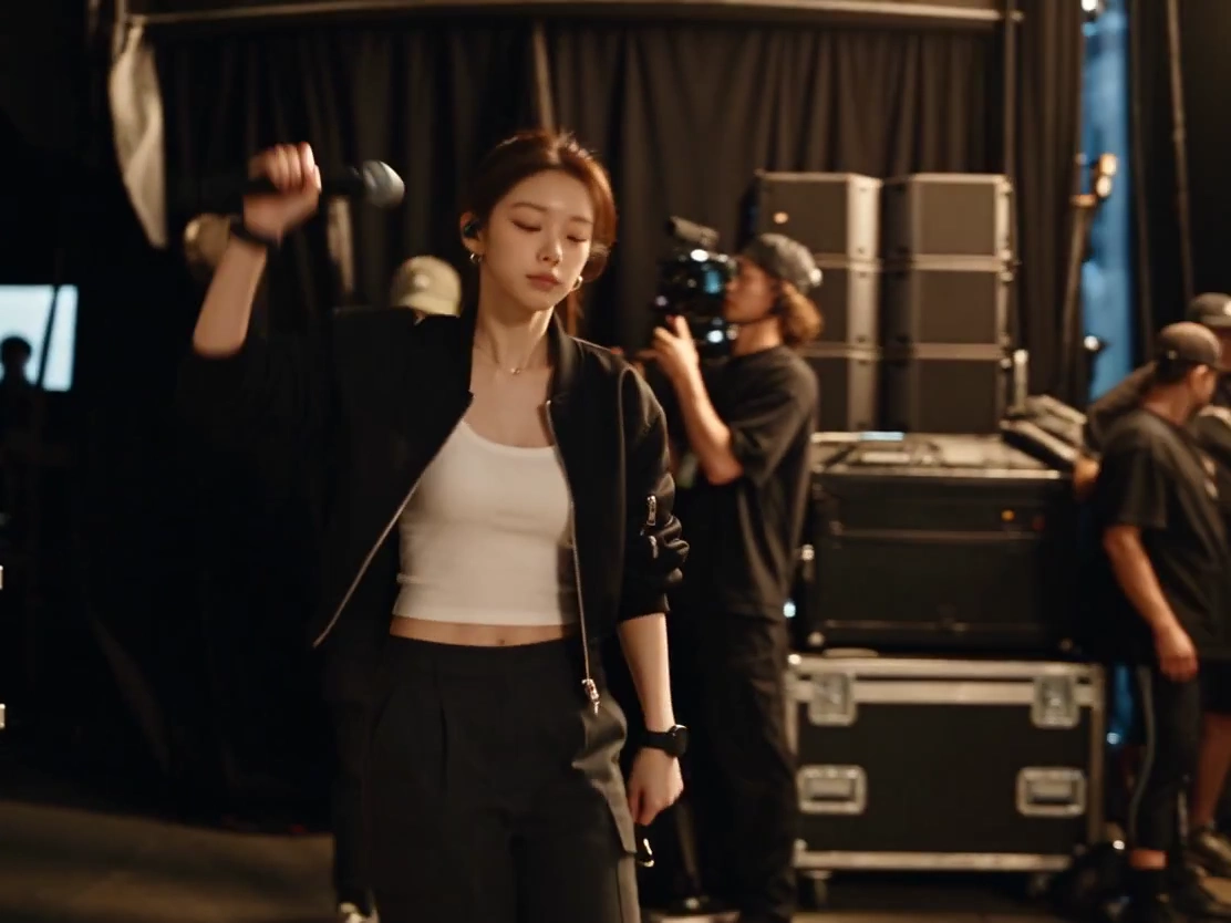 High-Ponytail Performer Rides Beats Through Six Cinematic Worlds