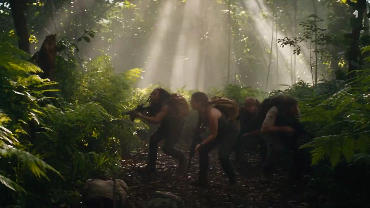 Survivors Turn the Tables on Camouflaged Jungle Beast with Belt-Fed Firepower