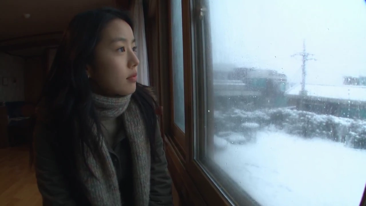 Handheld Camcorder Captures Seoul Snowfall Through a Woman's Eyes