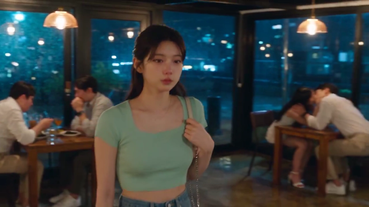 Tearful Confrontation on Rainy Seoul Rooftop Ends with a Stinging Slap