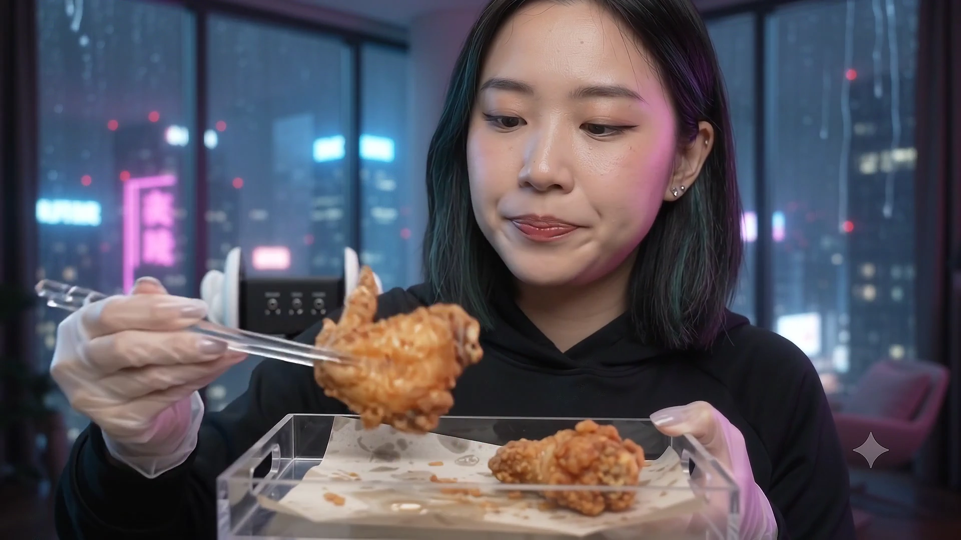 Crispy Skin Is a Crackling Secret Whispered in Neon Light