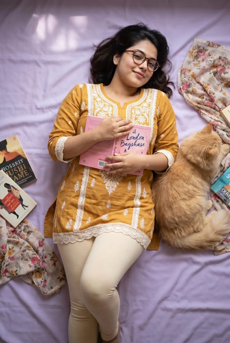 Cozy Elegance: A Portrait of Serenity