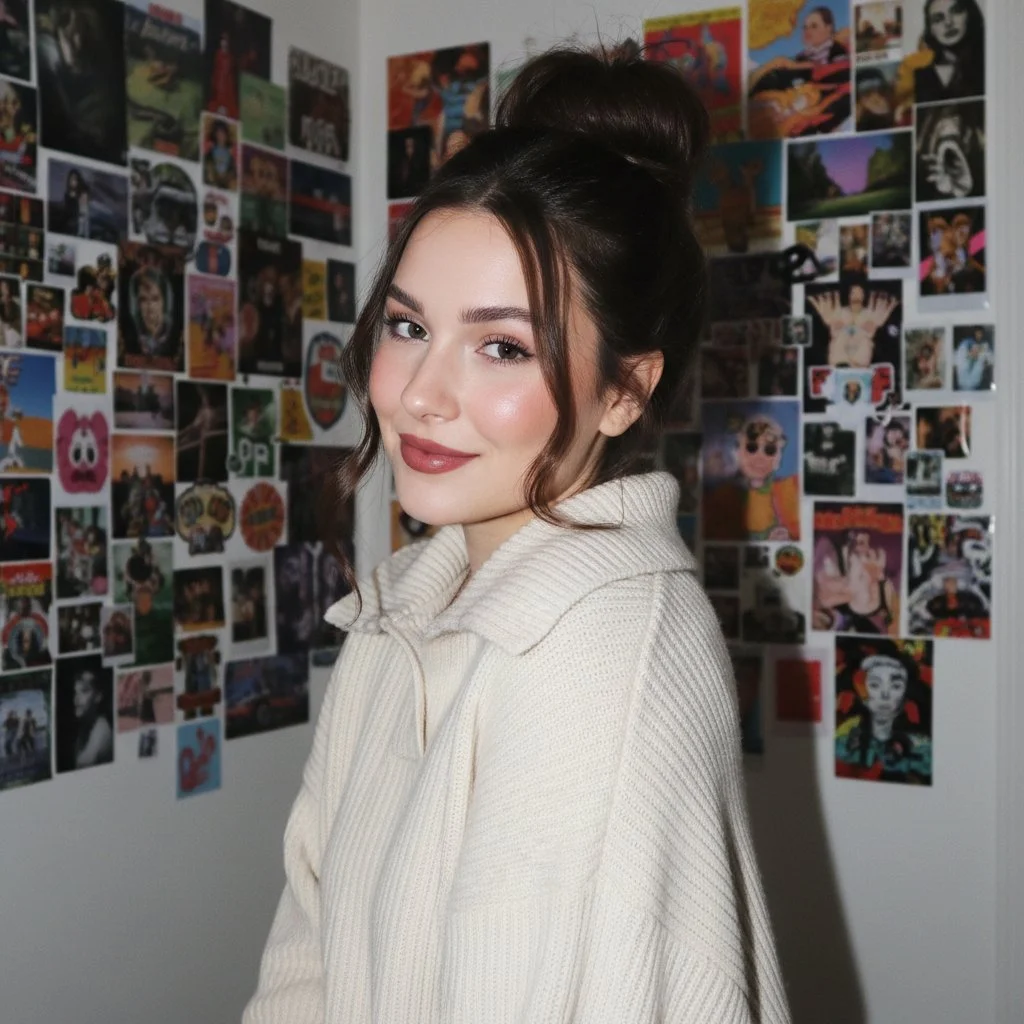 Cozy Retro Vibes: A Portrait of Modern Youth