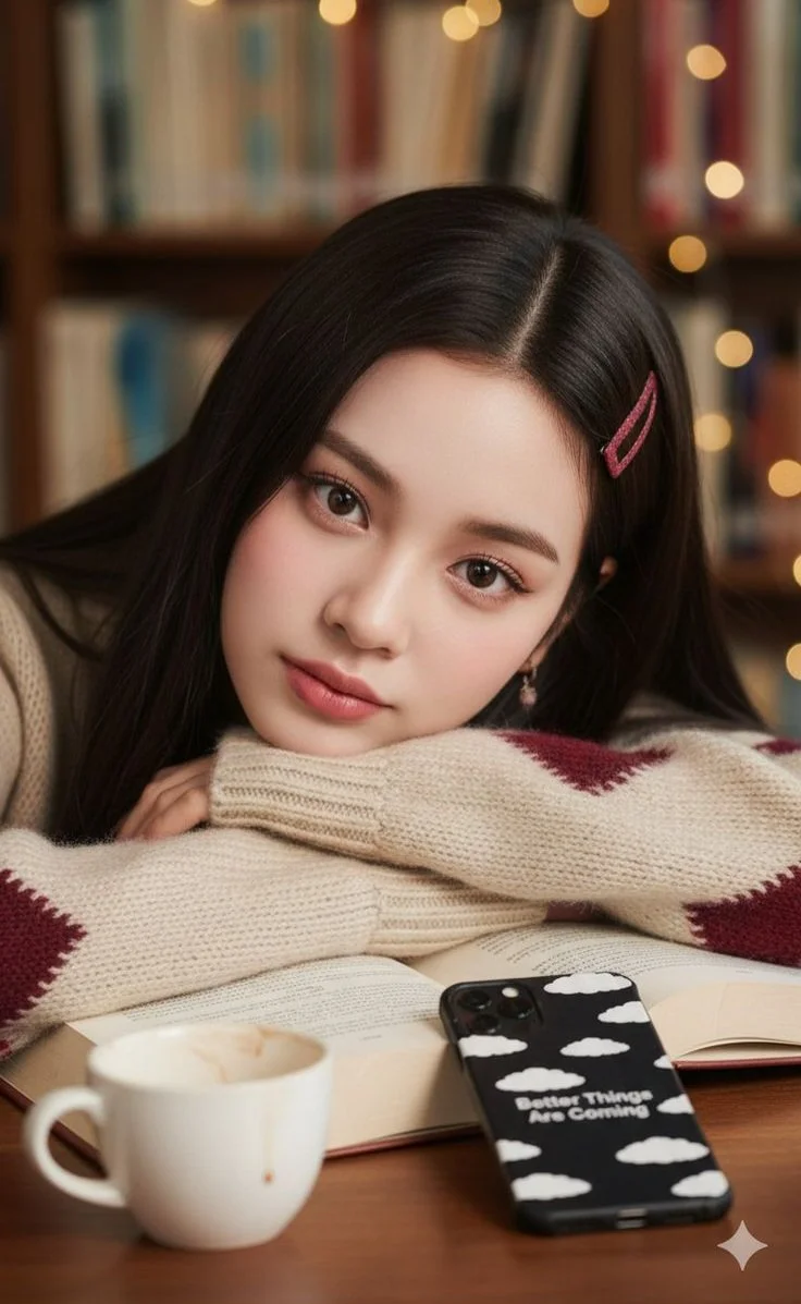 Cozy Study Vibes: Coffee, Books, and Warm Lights