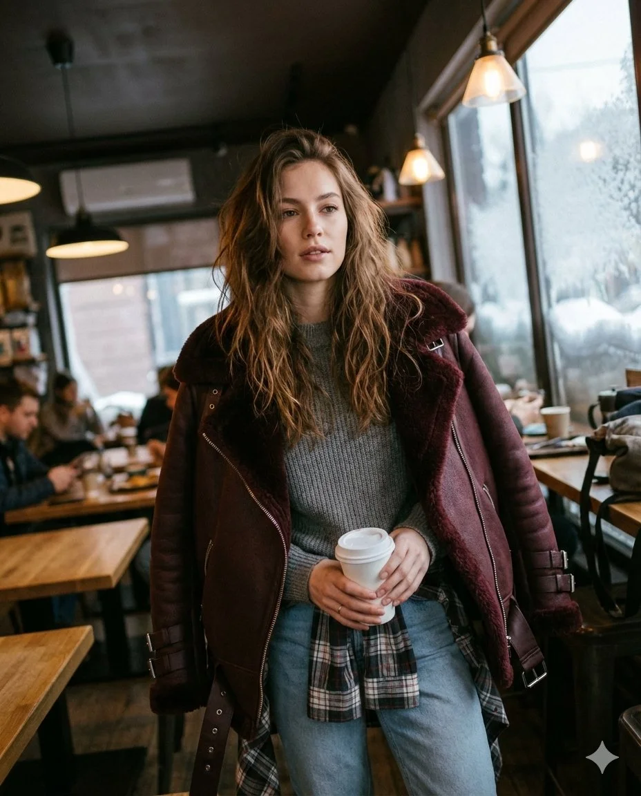 Cozy Urban Vibes: A Winter Café Moment