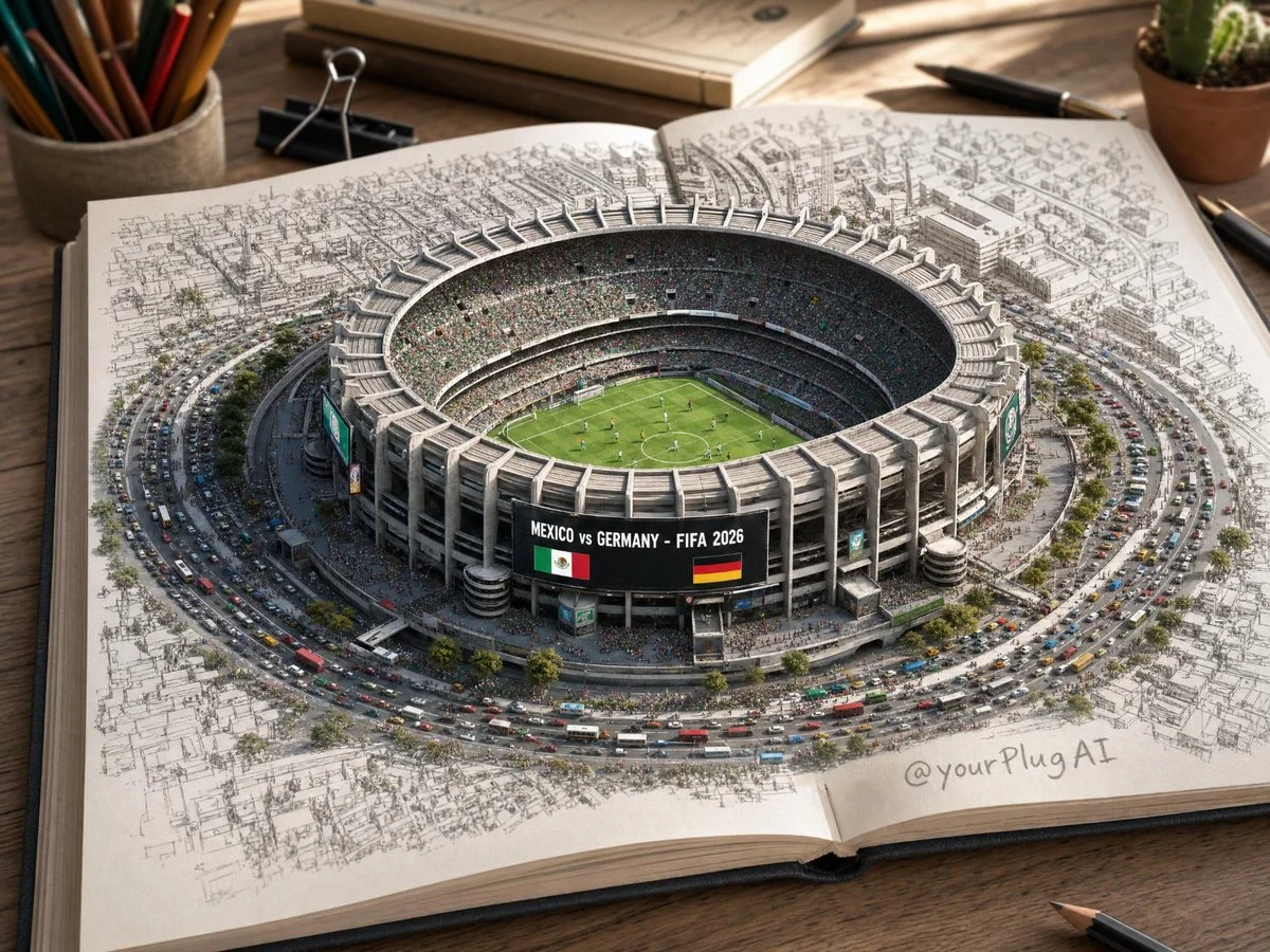 Crafting a Magical 3D Diorama of Iconic Stadiums on Paper