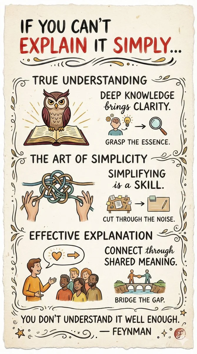 Crafting Wisdom: Feynman's Simple Truths in Art