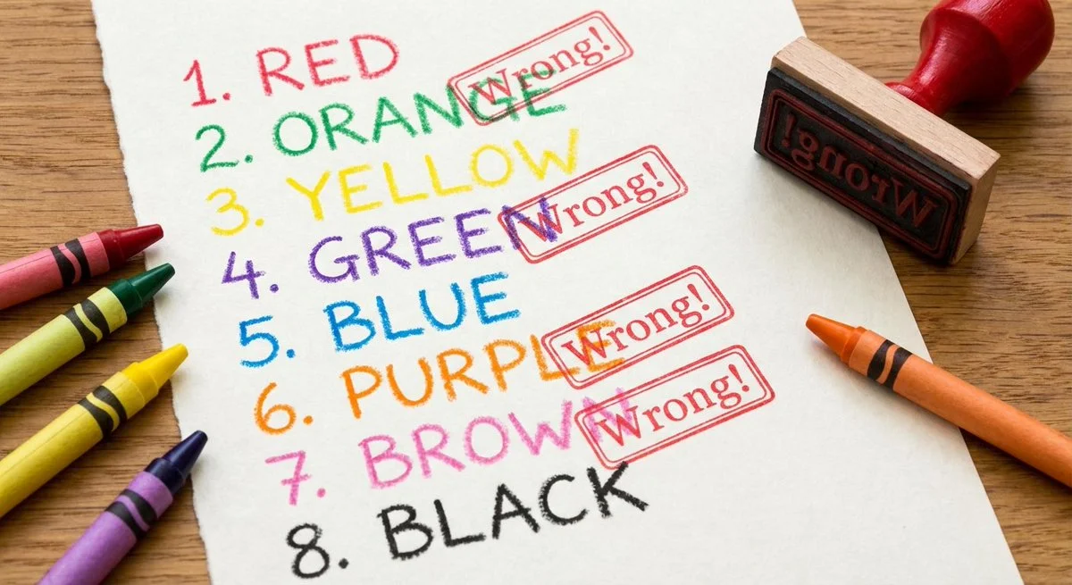 Crayon Confusion: The Colorful Mix-Up!