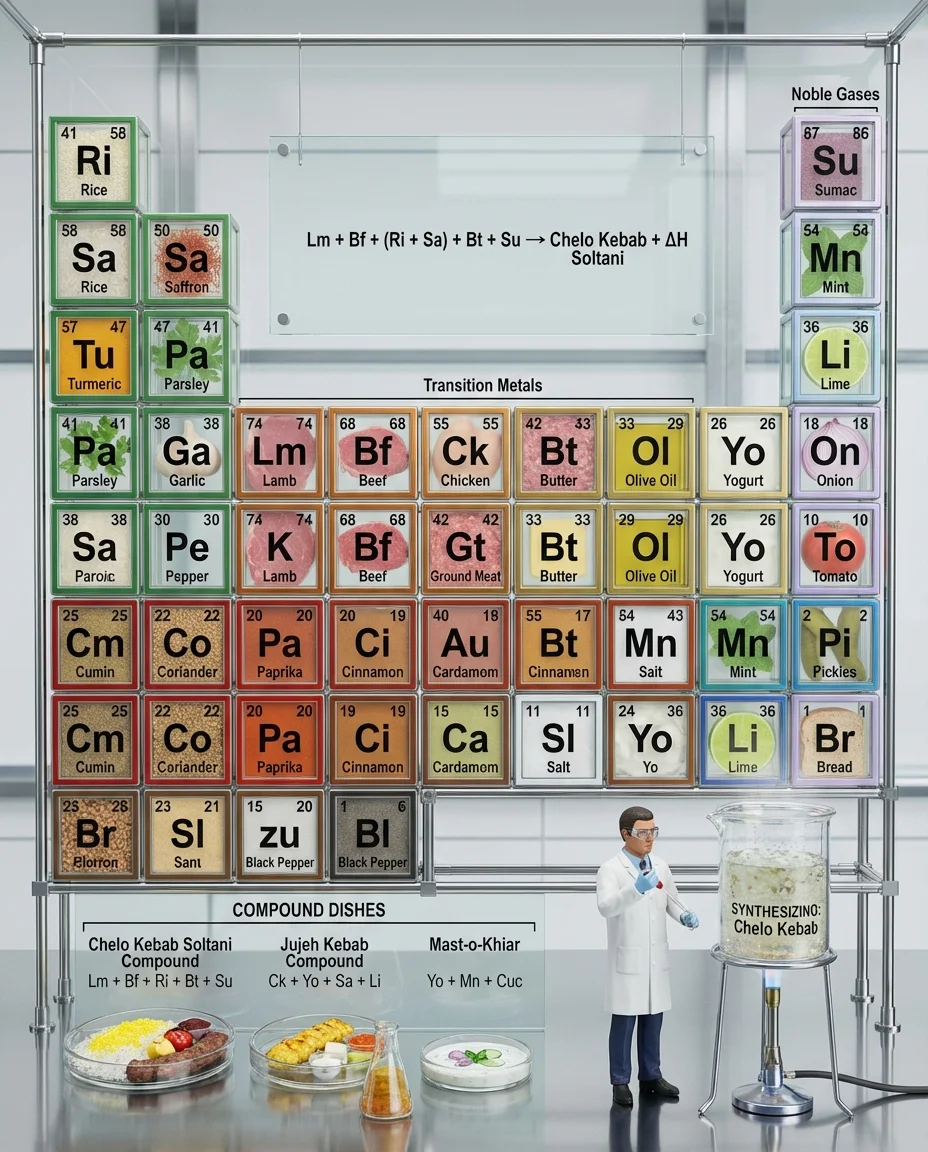 Culinary Chemistry: The Flavor Periodic Table