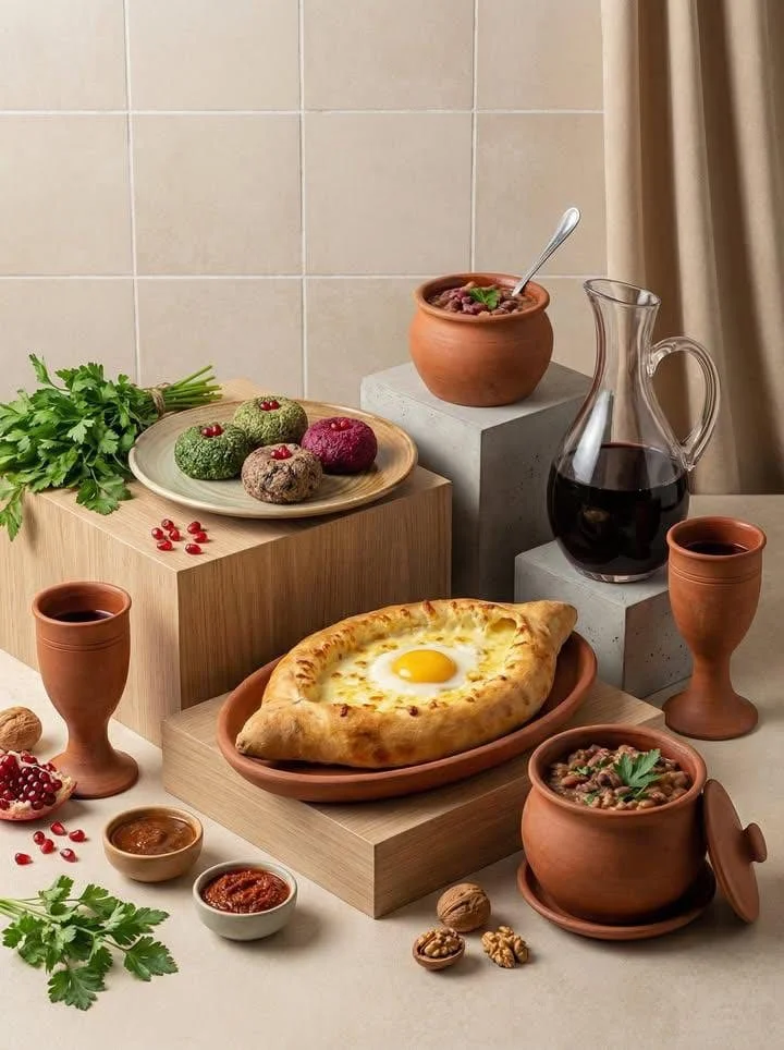 Culinary Minimalism: A Geometric Feast