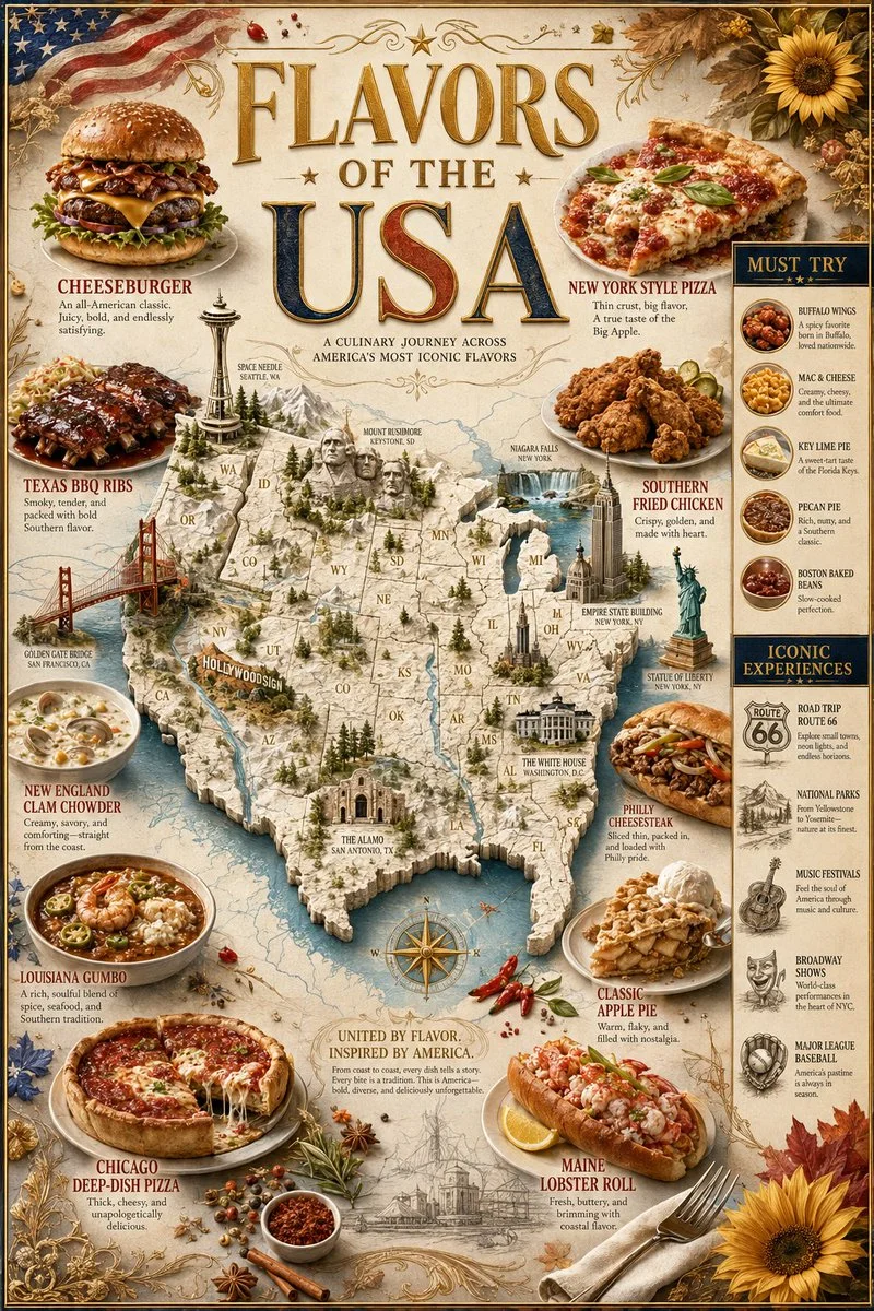 Culinary Odyssey: A Journey Through America's Flavors