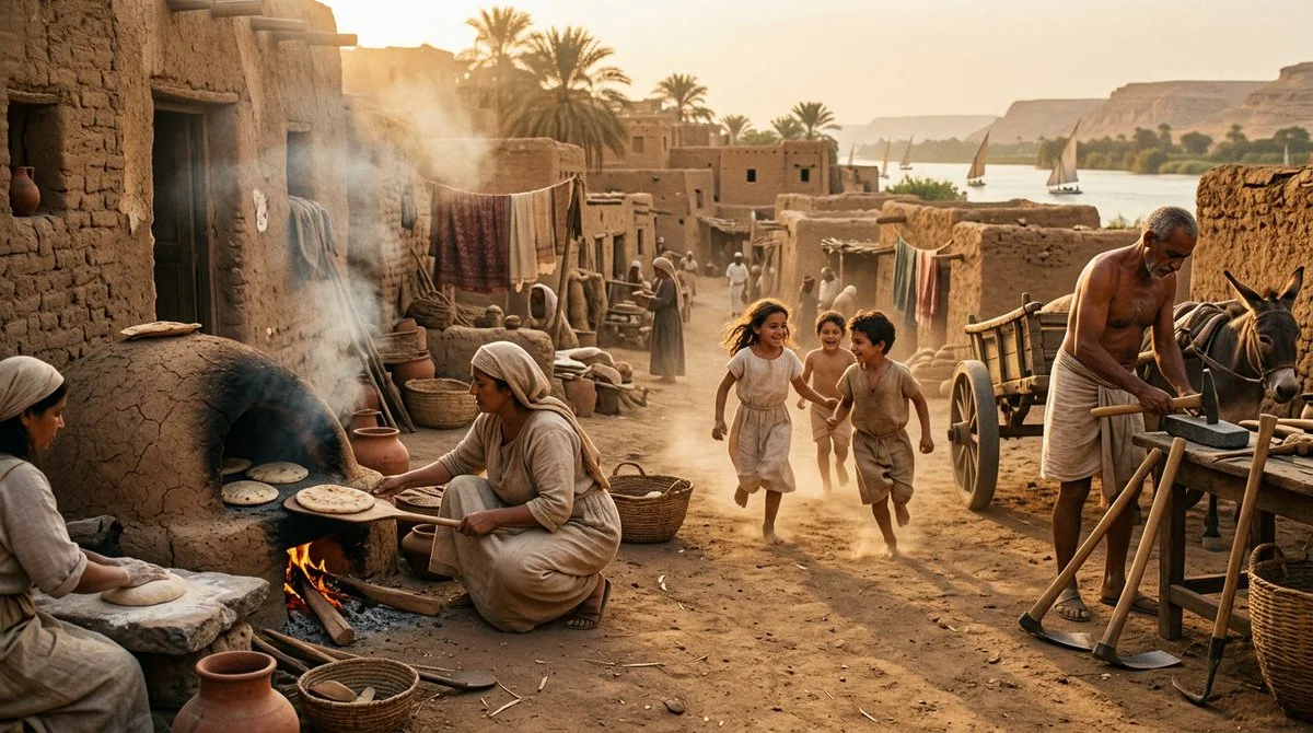 Daily Life in an Ancient Egyptian Settlement