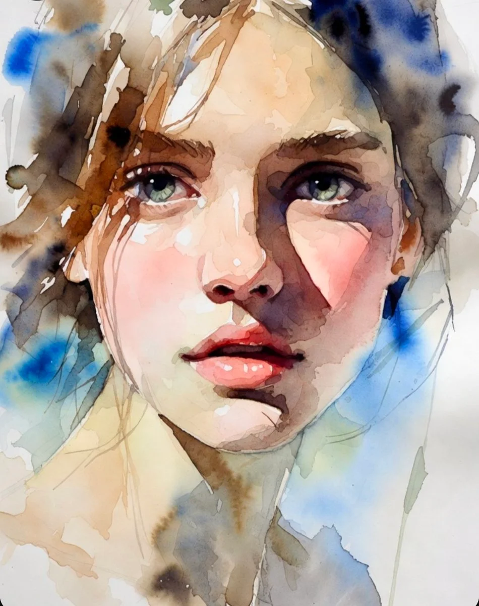 Delicate Watercolor Expression