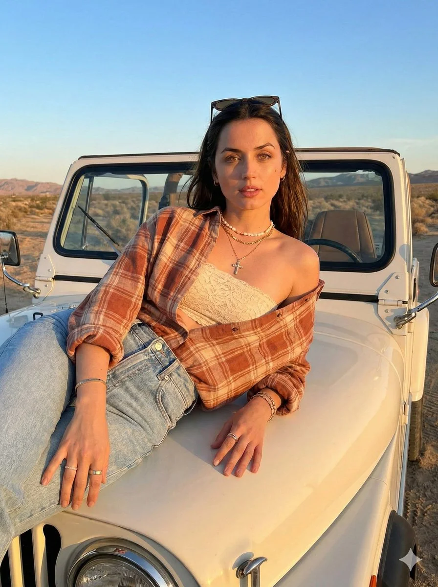 Desert Dreams: Ana de Armas Radiates Sunshine