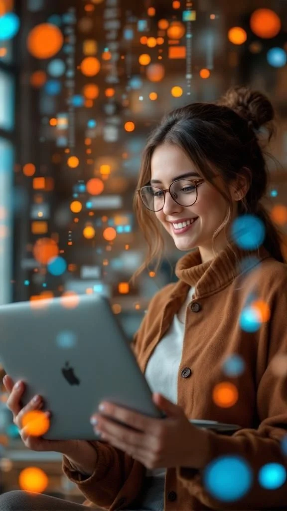 Digital Dreams: A Cozy Evening of Creativity