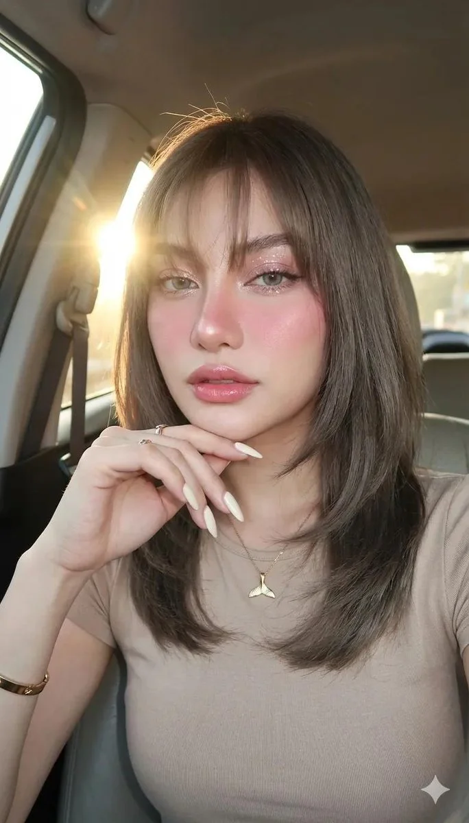 Doll-like Beauty Captured in Daylight