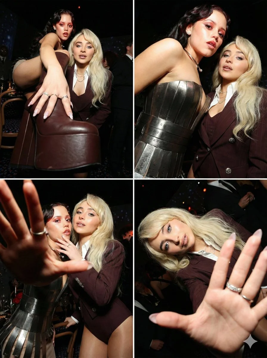 Dramatic Duo: Jenna and Sabrina in Cinematic Close-Up