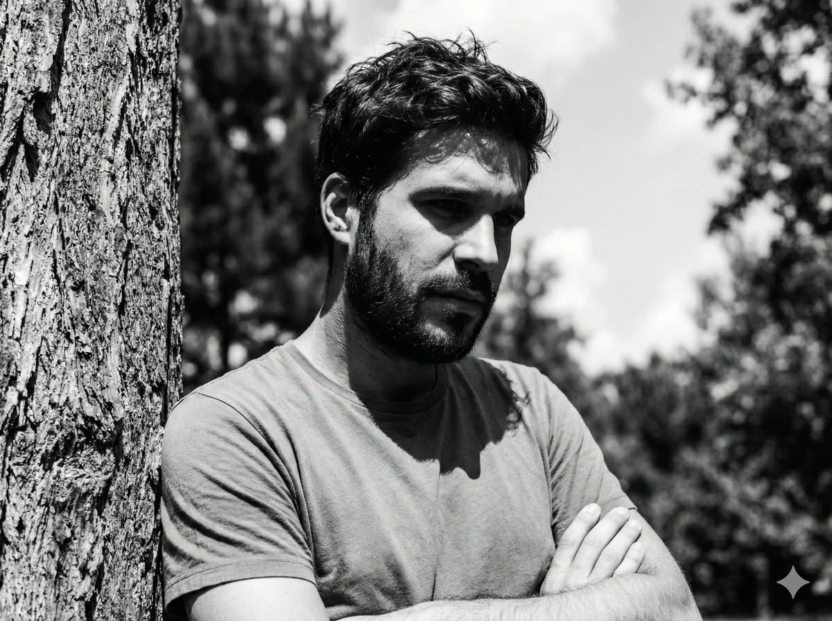 Dramatic Shadows: A Noir Portrait Unveiled