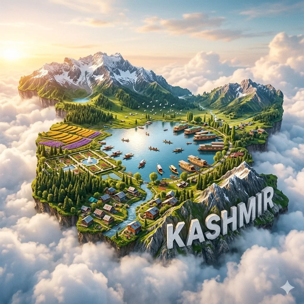 Dreamscape of Kashmir in Ultra-HD Detail
