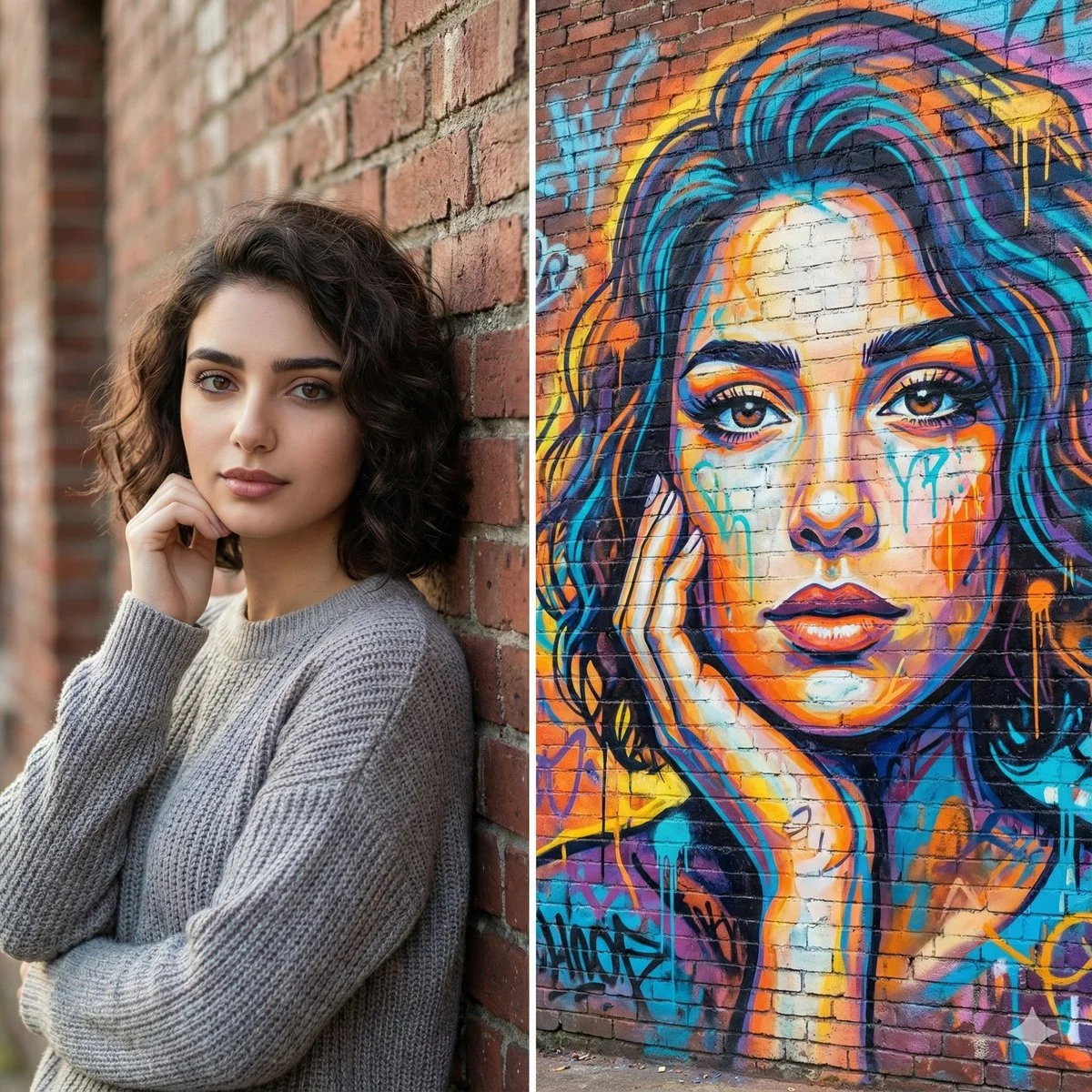 Dual Visions: Realism Meets Abstract Art