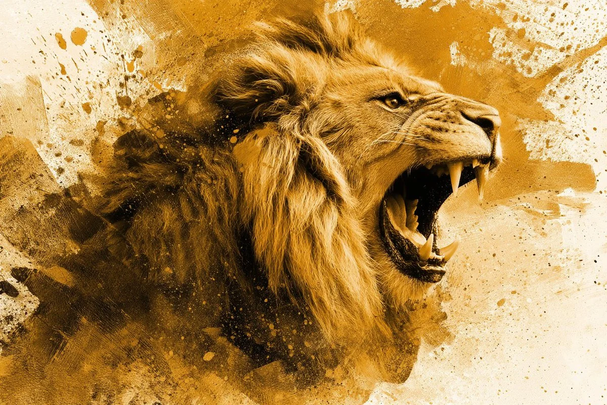 Dynamic Monochrome Ink Splash in Emotion-Driven Expressionism