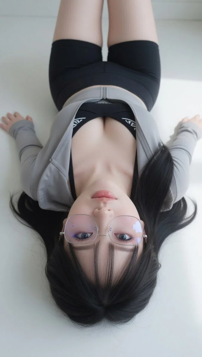 Dynamic Perspective and Poise in a Minimalist Athletic Portrait