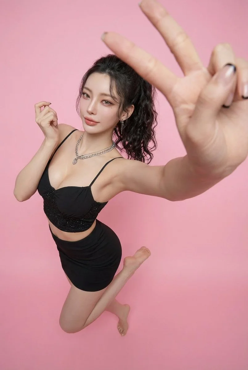 Dynamic Portrait of a Shy Gesture