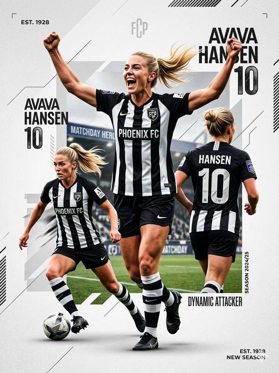 Dynamic Sport Poster: Celebrating the Art of Soccer