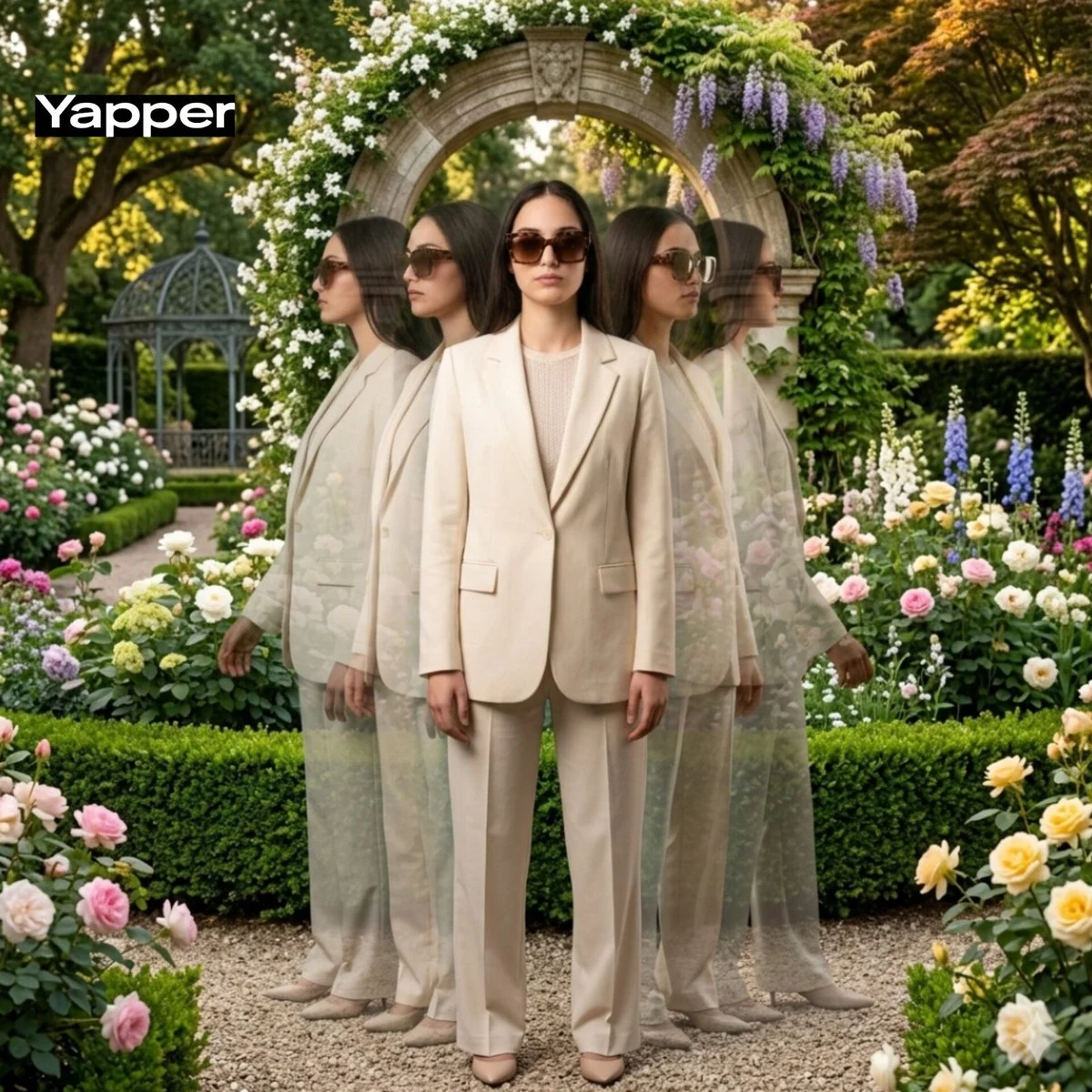 Echoes of Elegance in a Blooming Garden