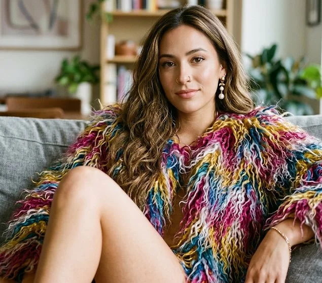 Eclectic Glam on Grey Sofa