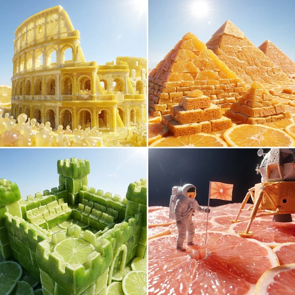 Edible Epochs: A Juicy Take on History’s Defining Scenes