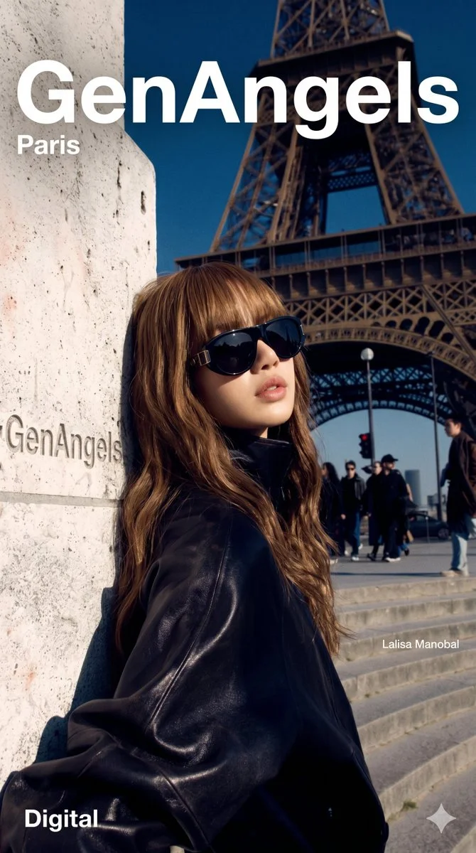 Eiffel Tower Editorial Leather Portrait