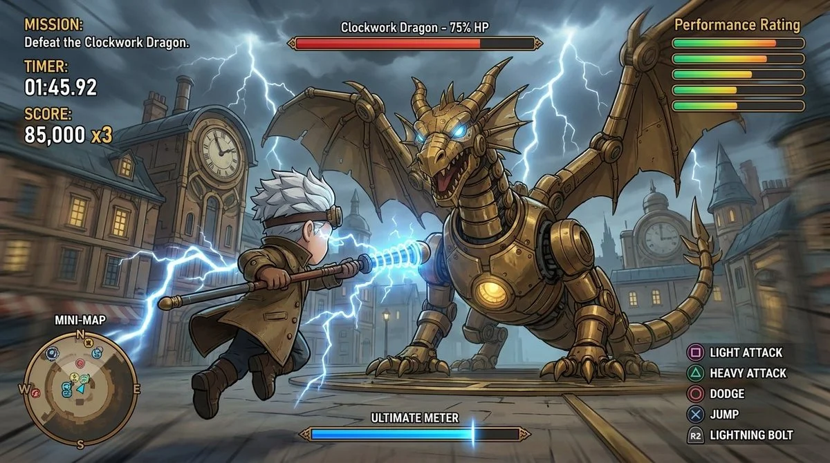 Electrifying Genius: Tesla Battles Through Chaos