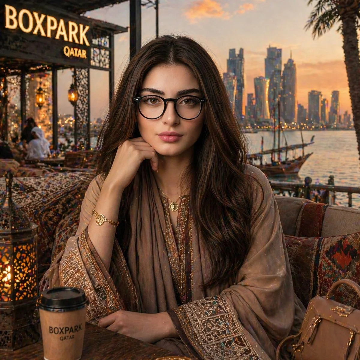 Elegance at Sunset: A Portrait of Arabian Luxury