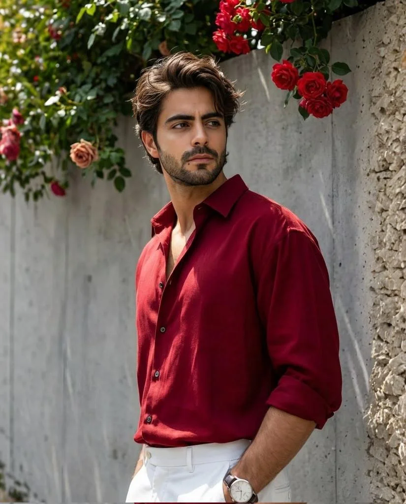 Elegance in Bloom: A Fashion Portrait