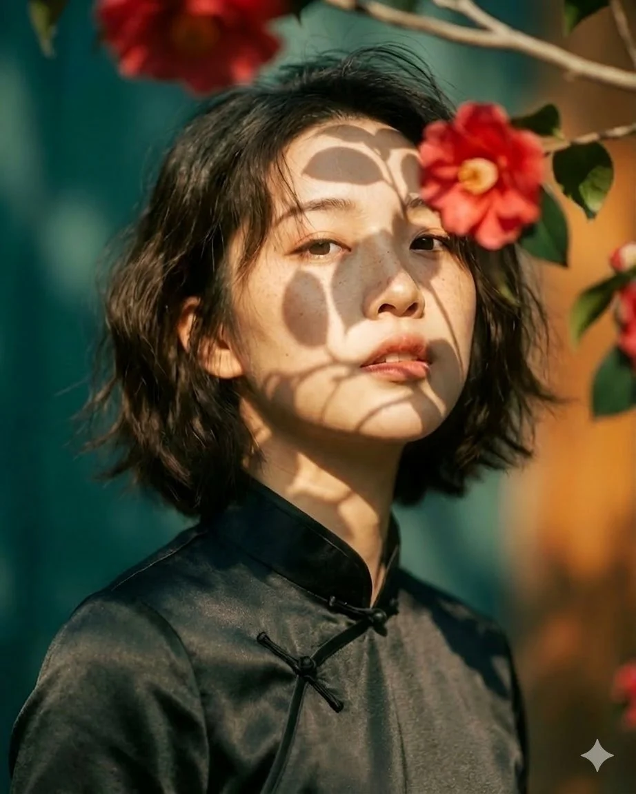 Elegance in Bloom: A Portrait of Serenity