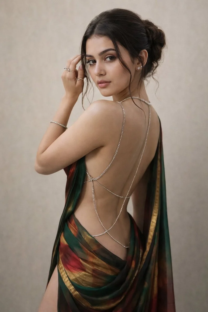 Elegance in Contrast: A Portrait of Power