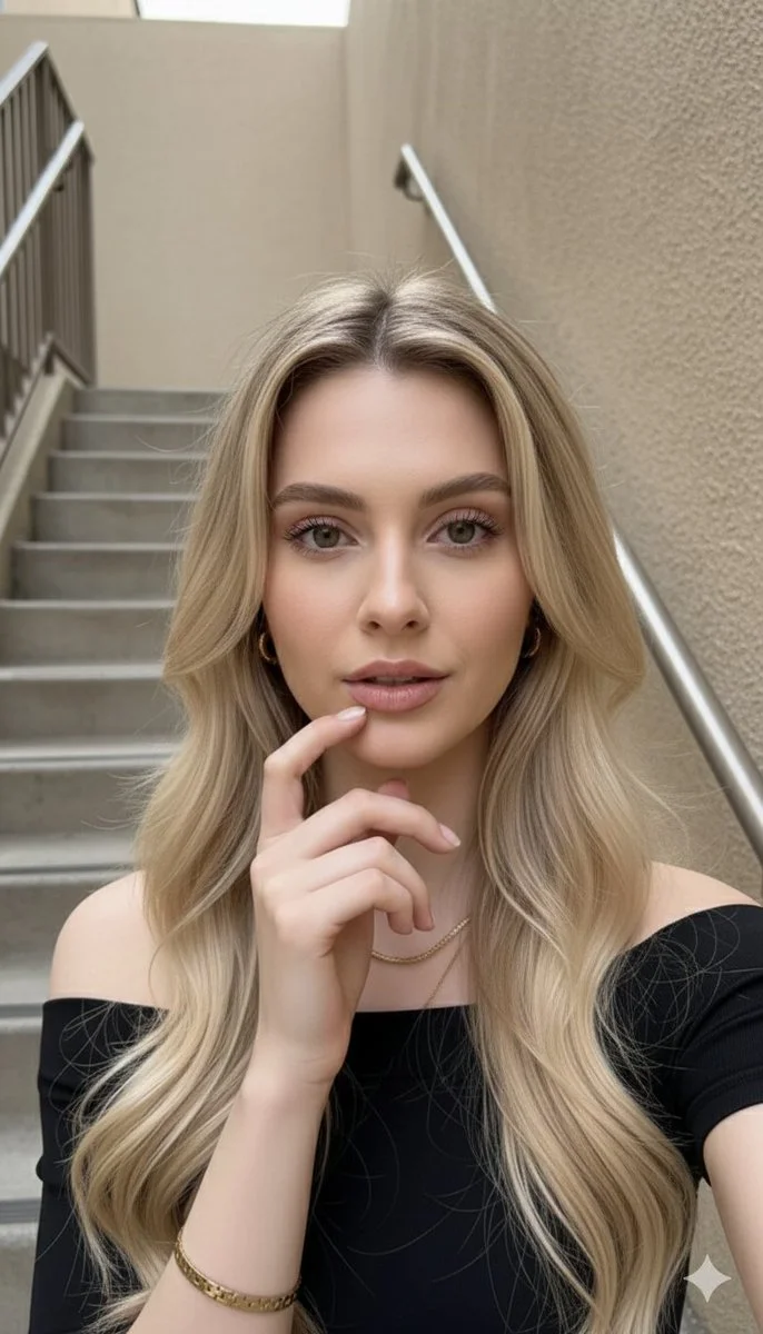 Elegance in Every Step: A Captivating Back View