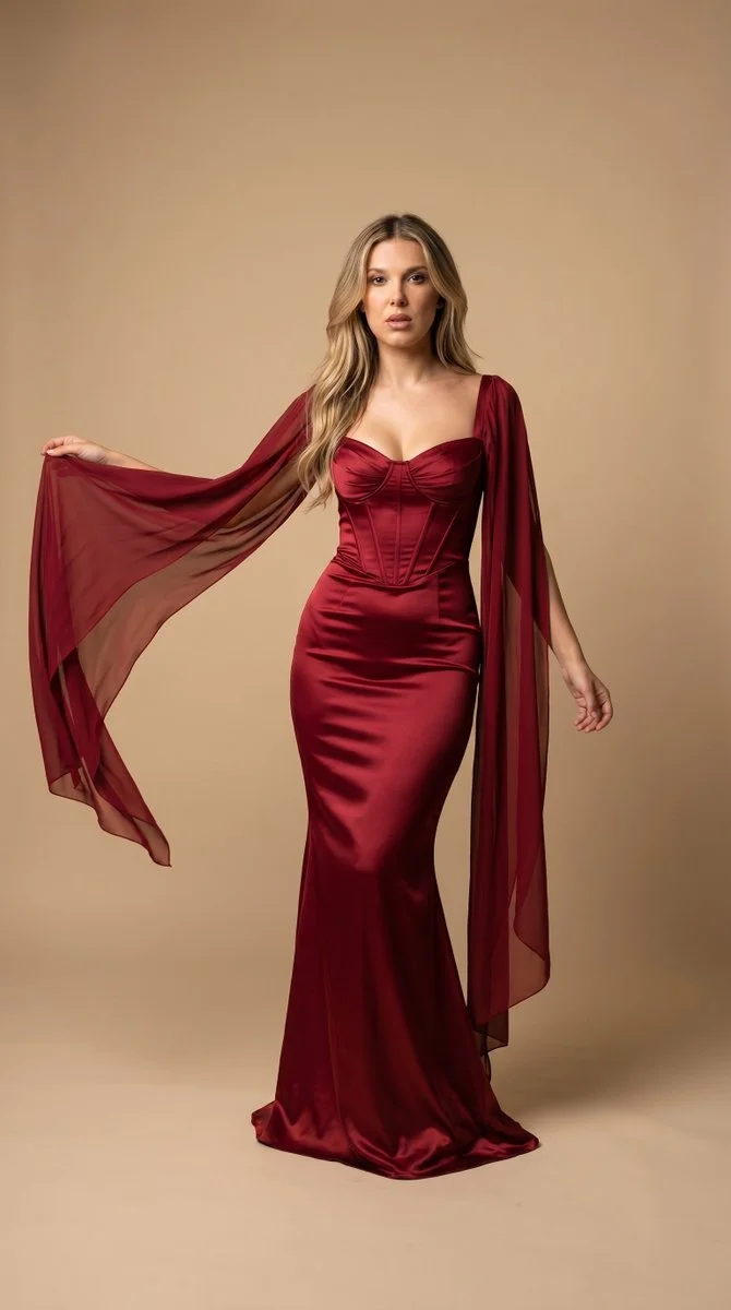 Elegance in Motion: A Fantasy Couture Scene