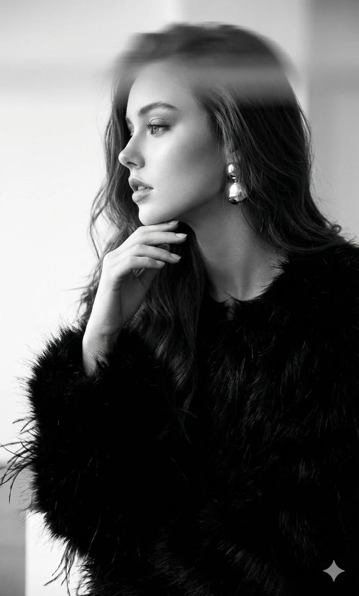 Elegance in Motion: A Surreal Portrait